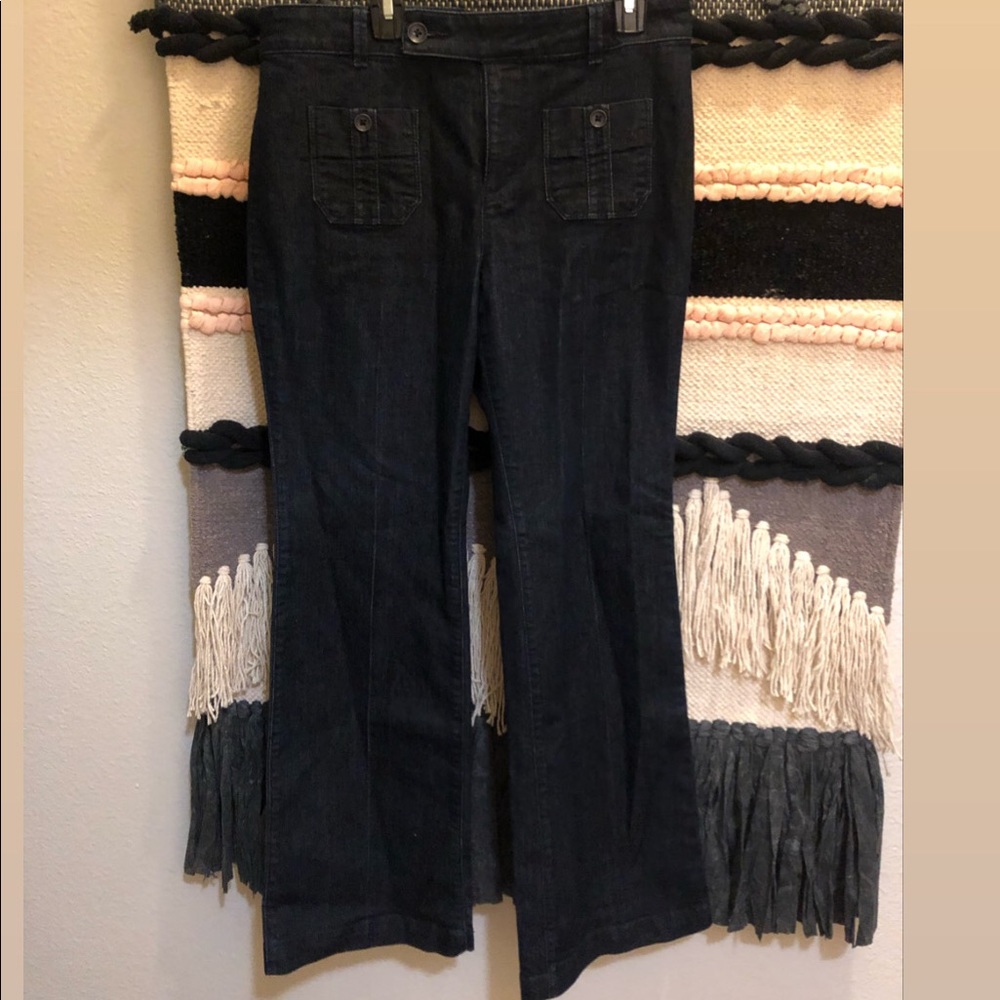 Flare dark jeans